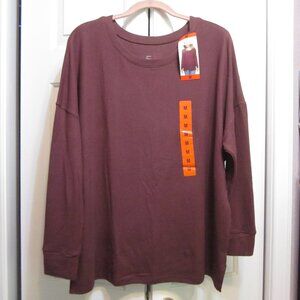 NWT Felina Wine Soft Pullover Sz M/L/XL